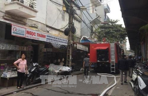 Hai thanh niên 17 tuổi tử vong trong vụ cháy tại ngõ 31 phố Hàng Giấy